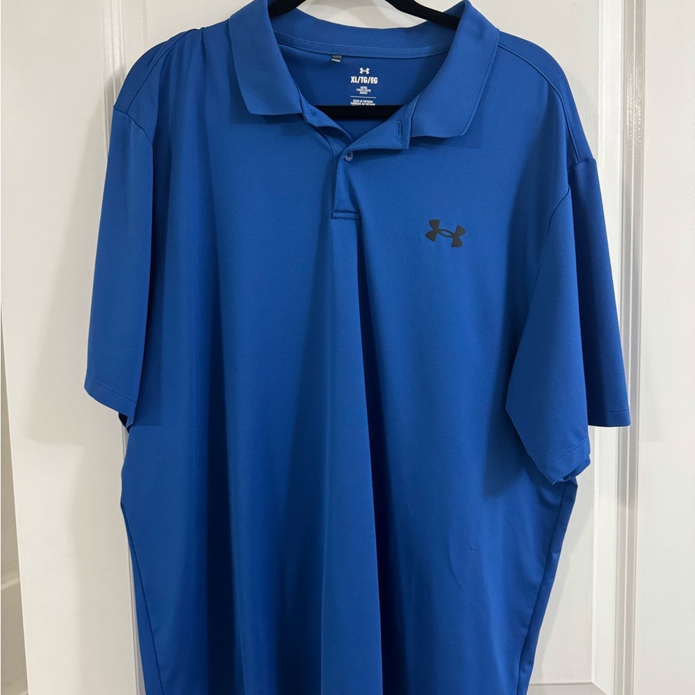 Under Armour Men's Royal Blue Performance Polo